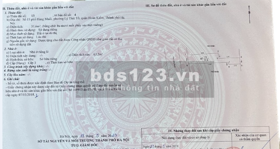 Bán nhà mặt phố Hàng Muối 33m2 chính chủ giá 33 tỷ