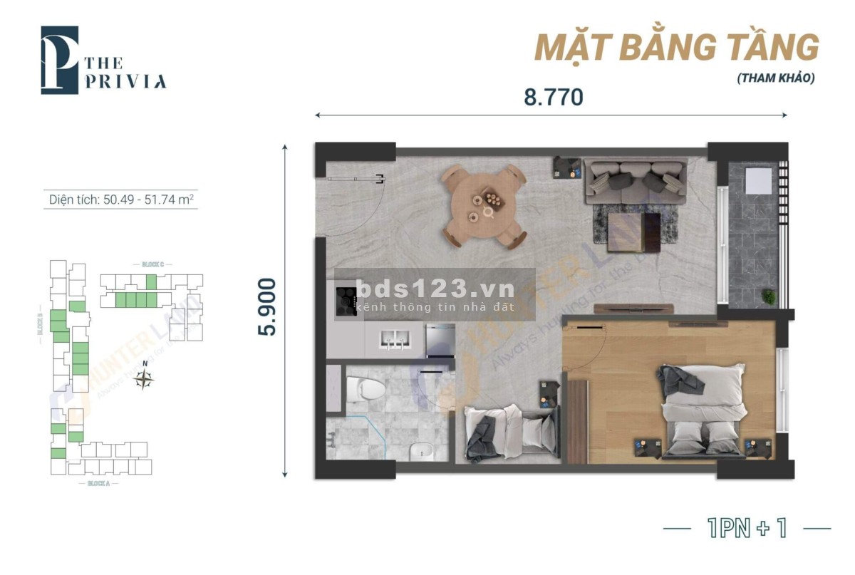 Hỗ trợ tư vấn - booking dự án căn hộ cao cấp The Privia, gần bến xe Miền Tây. LH: 0934571026