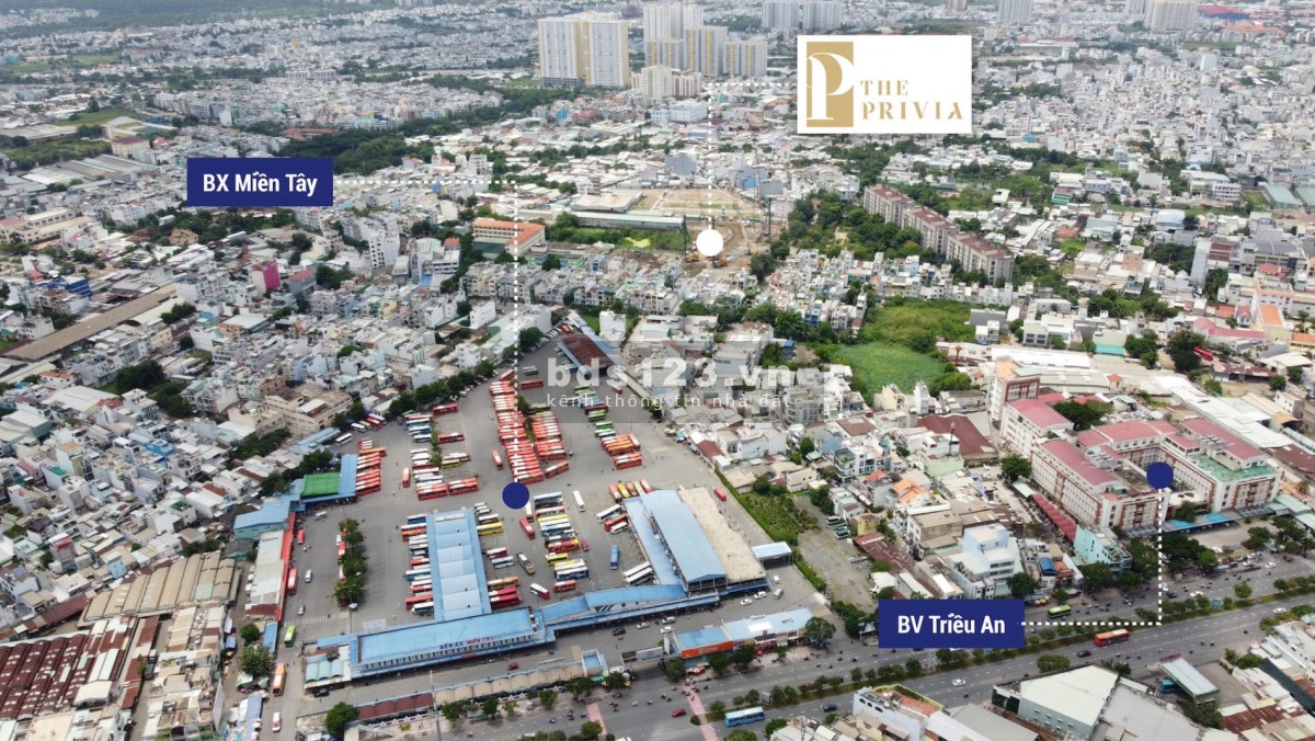 Hỗ trợ tư vấn - booking dự án căn hộ cao cấp The Privia, gần bến xe Miền Tây. LH: 0934571026
