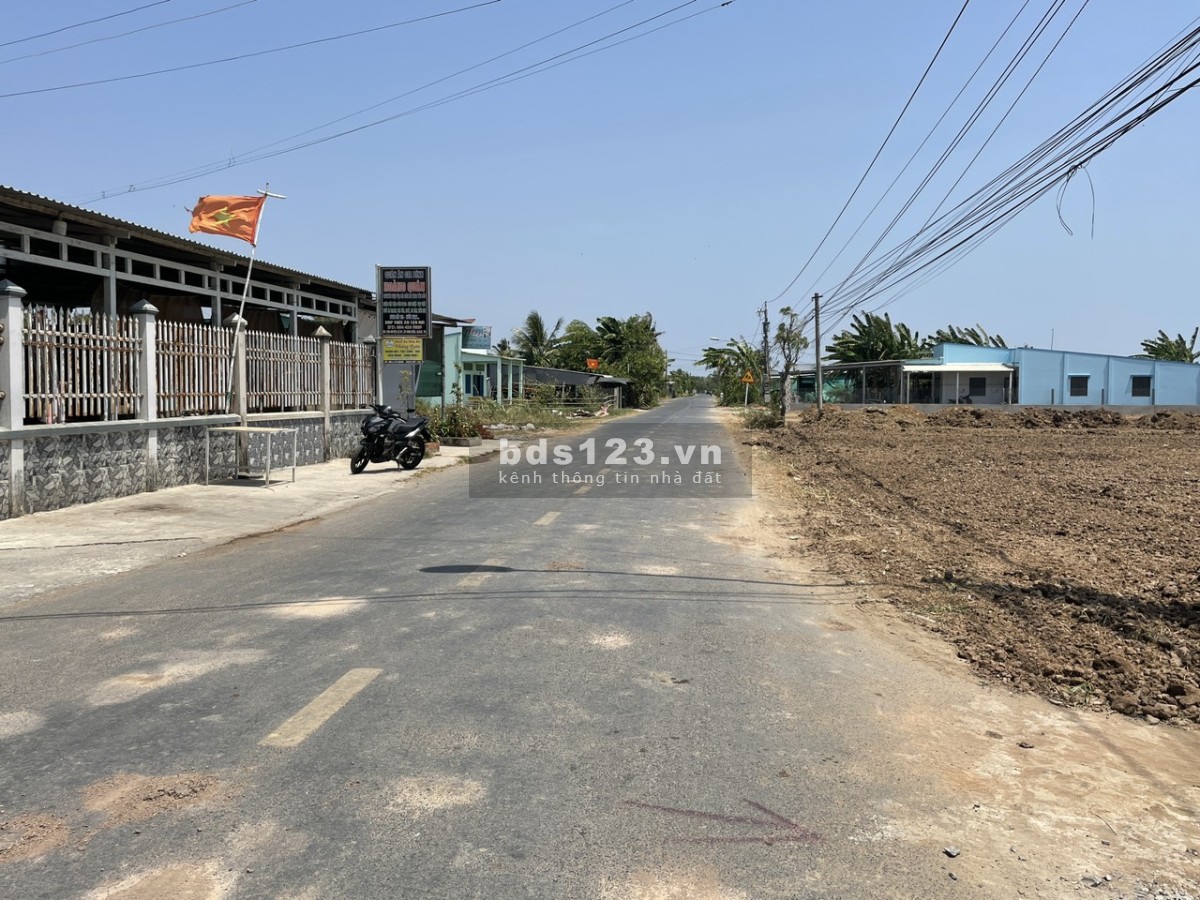 1500m2 (31x49) Đất 2 mặt tiền nhựa Huyện Lộ 07 tại Tân Thành, Gò Công Đông, Tiền Giang