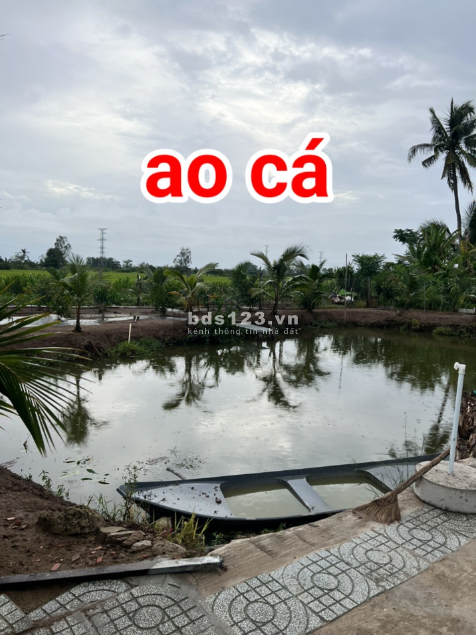 Bán 3.2 công đất view nhà vườn nghỉ dưỡng tại Gò Công Tây, Tiền Giang giá rẻ