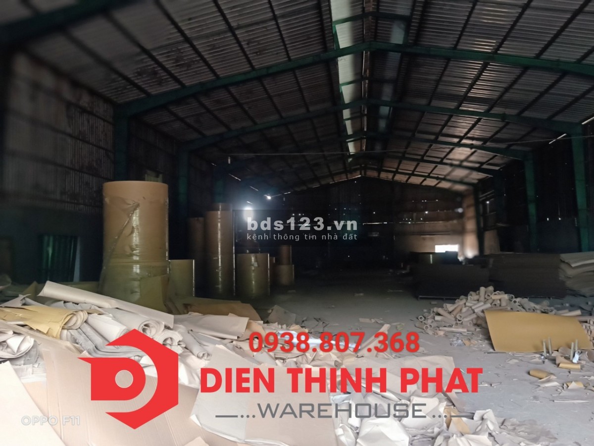 Cho thuê kho xưởng 1600m gía 100tr đường Võ Văn Vân lh 0938.384.273