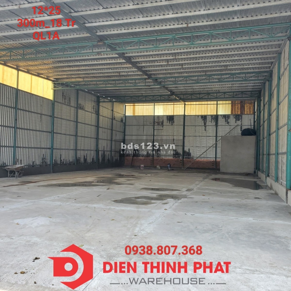 Xưởng mới xây cho thuê gấp khu vực Liên Ấp 1-2-3, Bến Lội, Cây Cám