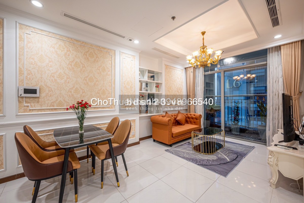 Cho thuê 2 căn hộ 2 phòng ngủ 2 wc Vinhhome