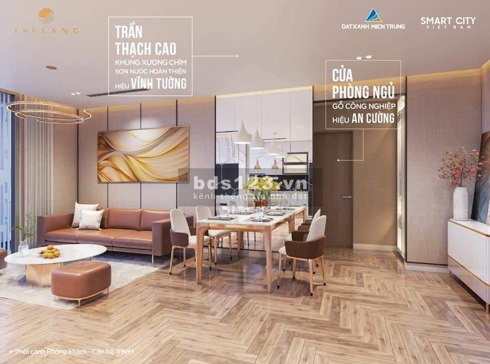 Bán gấp căn hộ cao cấp tầng cao trực diện biển The Sang Đà Nẵng chỉ 3,5 tỷ