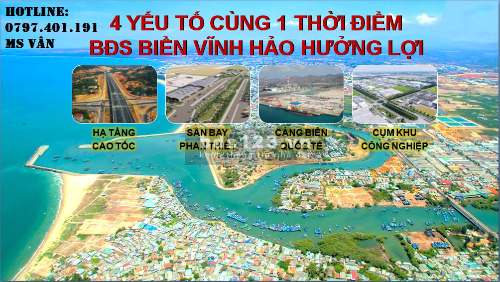 Suất ngoại giao cặp góc liền kề đường 29m+6m đất biển Vĩnh Hảo Bình Thuận giá đầu tư