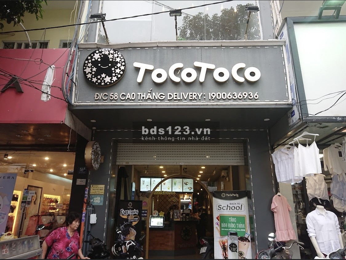 Cho thuê góc mặt tiền kinh doanh 58 Cao Thắng, Phường 5, Quận 3 - Diện tích 100m2