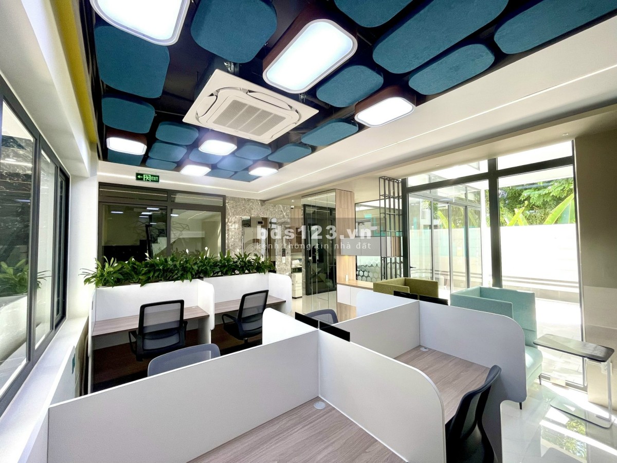 Cho thuê Vp full nội thất cao cấp hiện đại Đảo Kim Cương giá 100tr