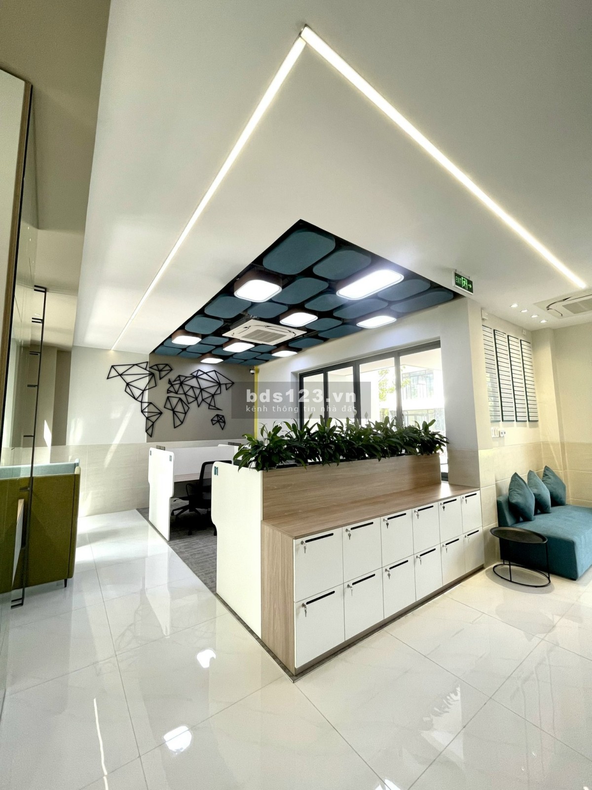 Cho thuê Vp full nội thất cao cấp hiện đại Đảo Kim Cương giá 100tr