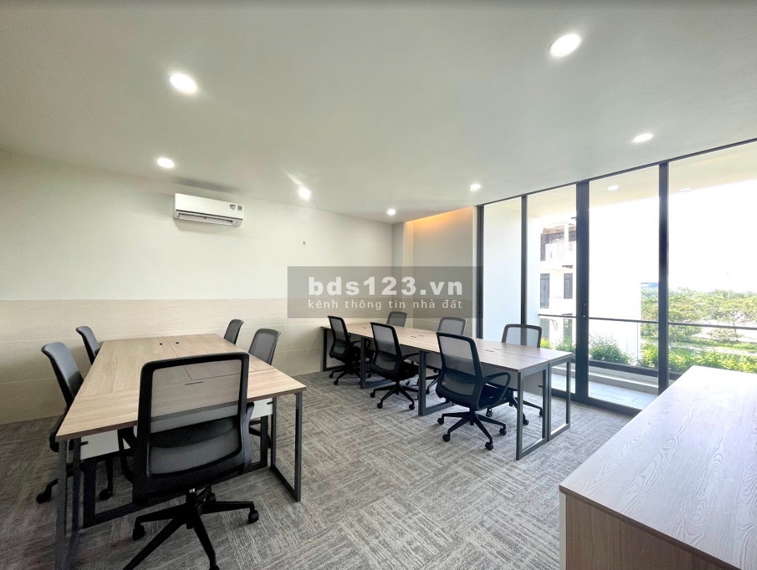 Cho thuê Vp full nội thất cao cấp hiện đại Đảo Kim Cương giá 100tr