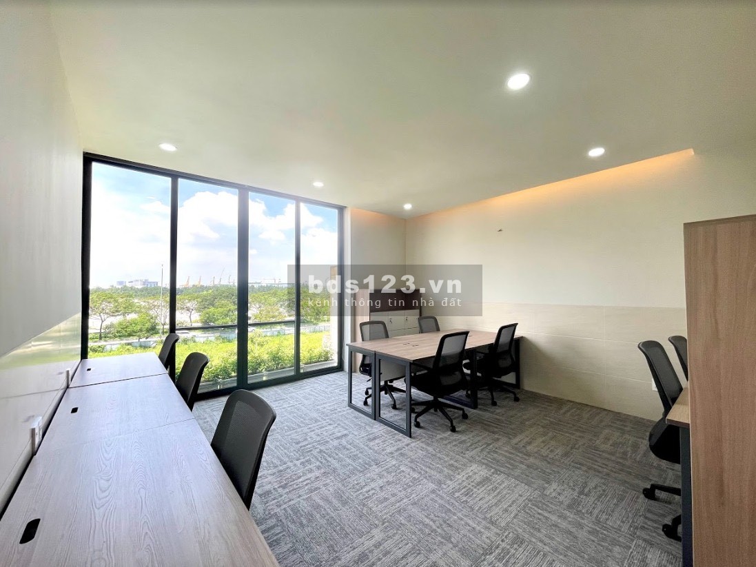 Cho thuê Vp full nội thất cao cấp hiện đại Đảo Kim Cương giá 100tr