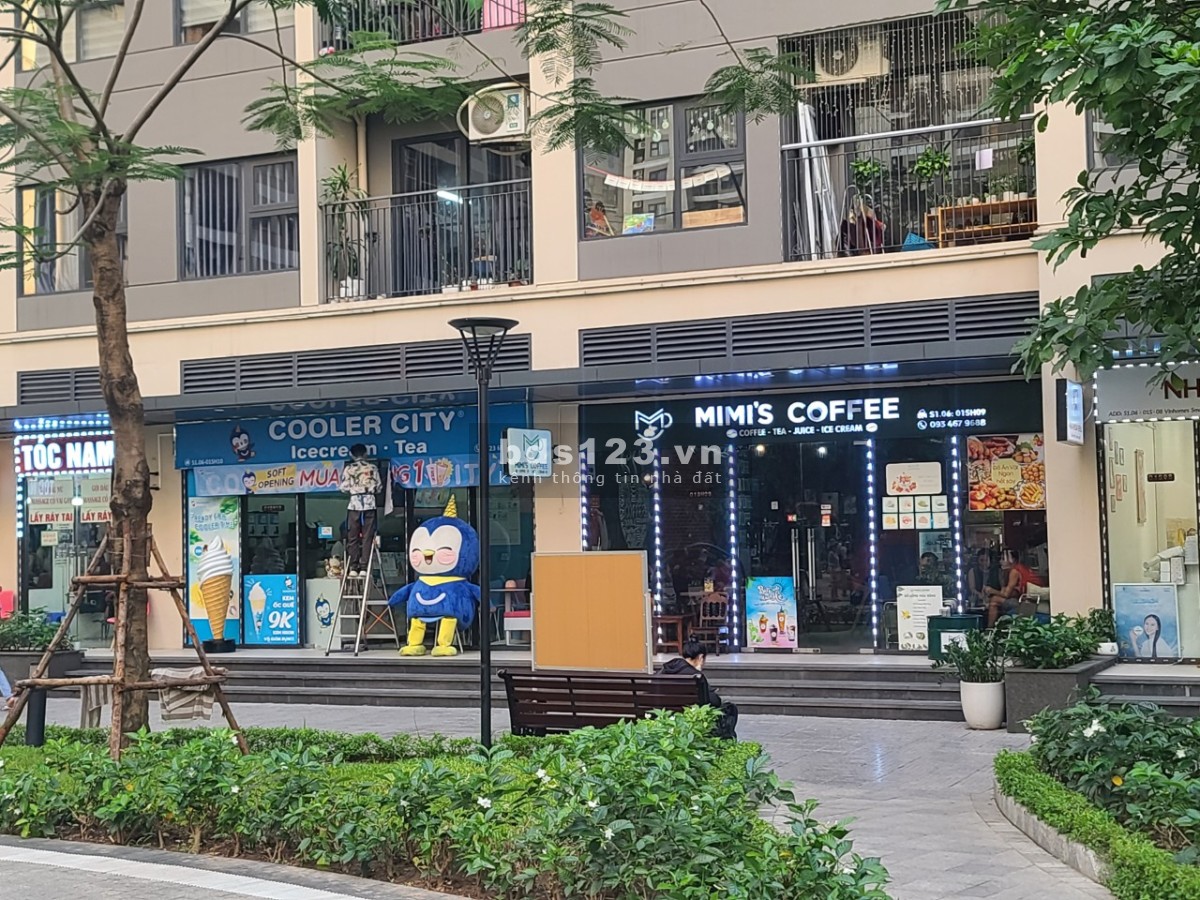 Bán shophouse chân đế DT 50m2 giá 6.6 tỷ, cho thuê 40 - 45tr/th, vị trí đẹp nhất Vinhomes Smart City