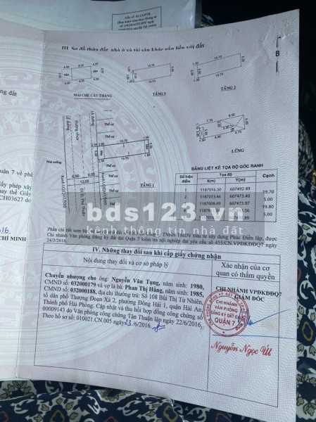 Bán nhà 5x20m 4 lầu khu dân cư Tân Thuận Nam phường Phú Thuận Q7
