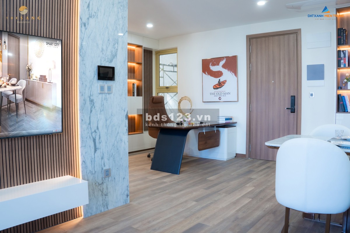 Sập hầm Căn hộ biển tầng cao Mỹ Khê Đà Nẵng 2PN bàn giao nội thất luxury sổ lâu dài - The Sang