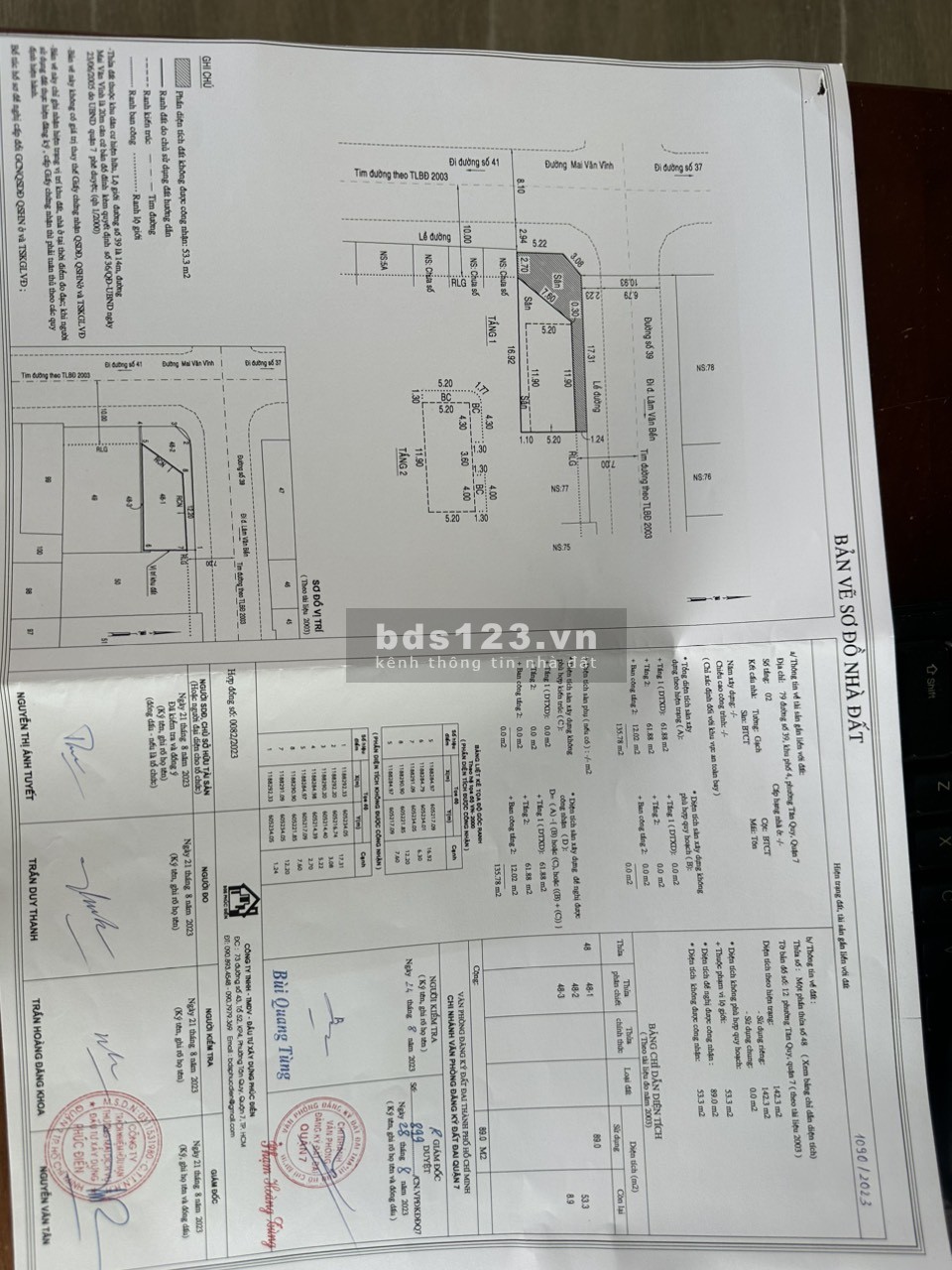 Nhà 7,5x19,6m góc 2 mặt tiền đường mai văn vĩnh phường tân quy Quận 7