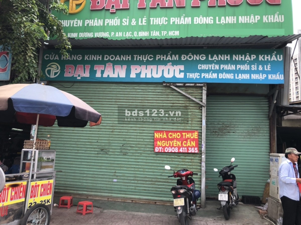 Cho thuê mặt bằng 122 m2 đường Kinh Dương Vương- Q. BÌNH TÂN
