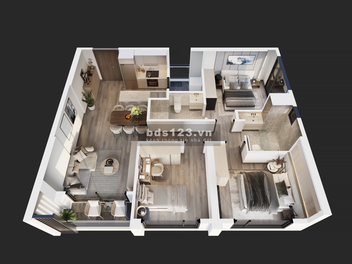 Siêu phẩm 3PN 89m cao cấp Masteri view biển hồ tầng siêu đẹp Vinhomes Smart City giá 5,8 tỷ