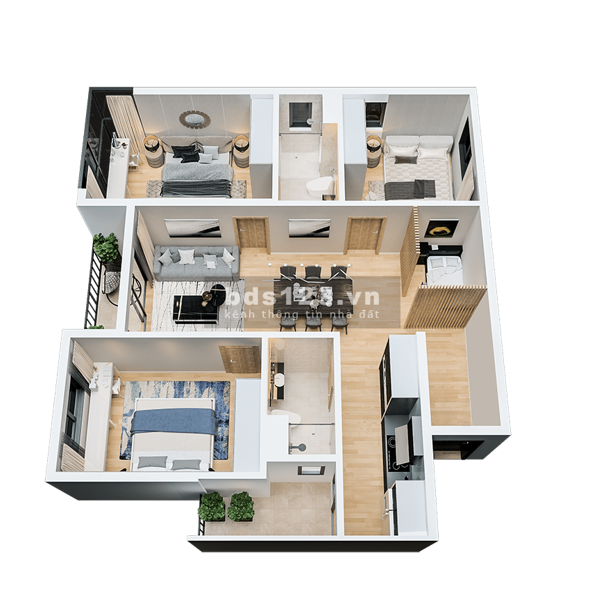 Chủ đầu tư Gamuda mở bán CC The Zen 2 ngủ 75 m2. Căn duy nhất ký HĐMB với CĐT Gamuda