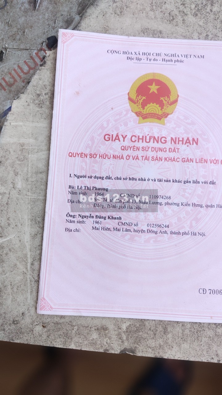 Bán đất nền dự án rẻ - Sổ đỏ chính chủ