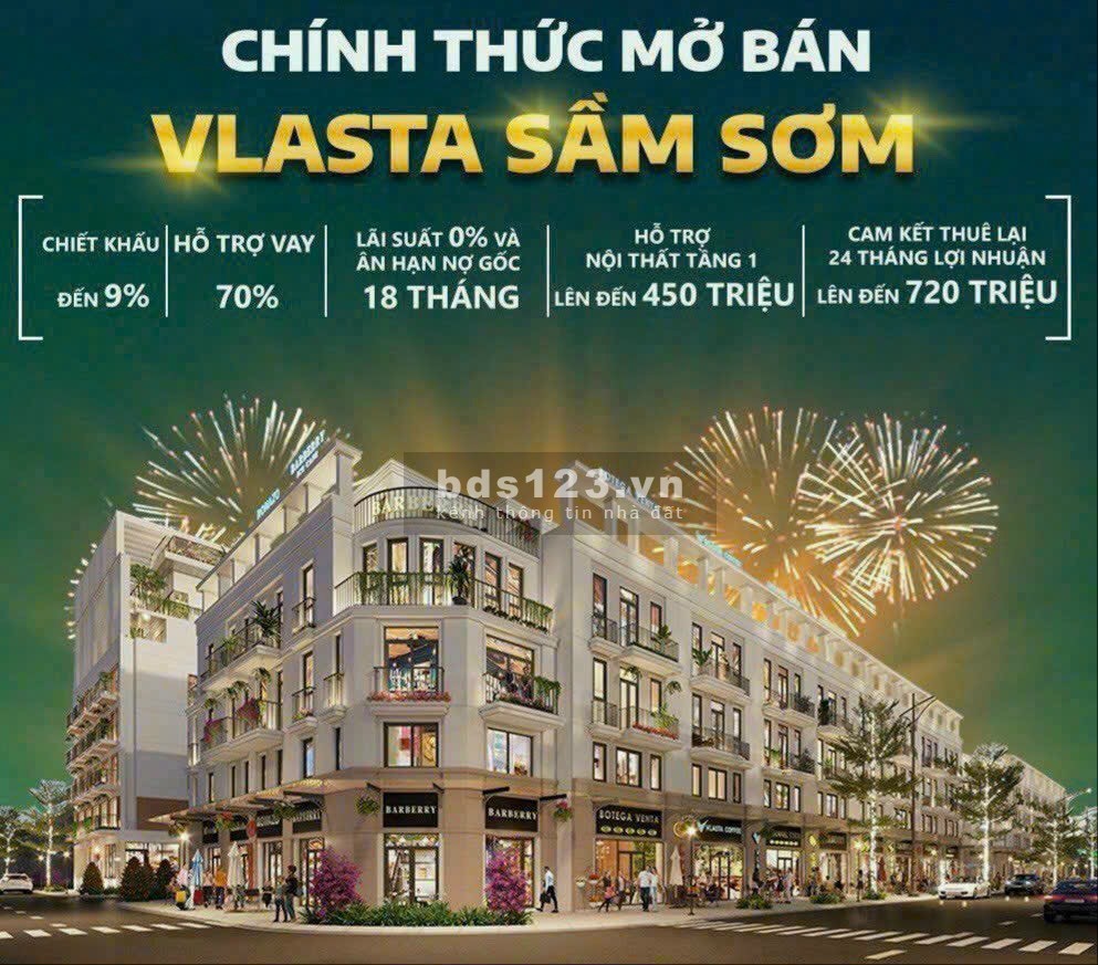 Mở bán đợt 2 - Biệt Thự Vlasta Nam Sầm Sơn