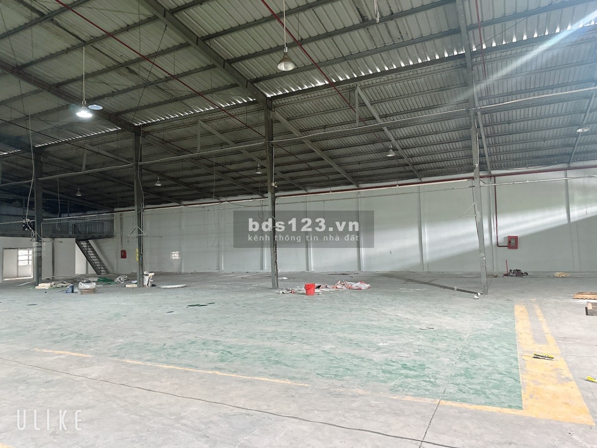 Cho thuê 2100 m2 PCCC tự động trong cụm CN thuận an giá 100 triệu/tháng