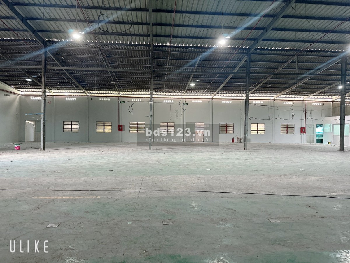 Cho thuê 2100 m2 PCCC tự động trong cụm CN thuận an giá 100 triệu/tháng