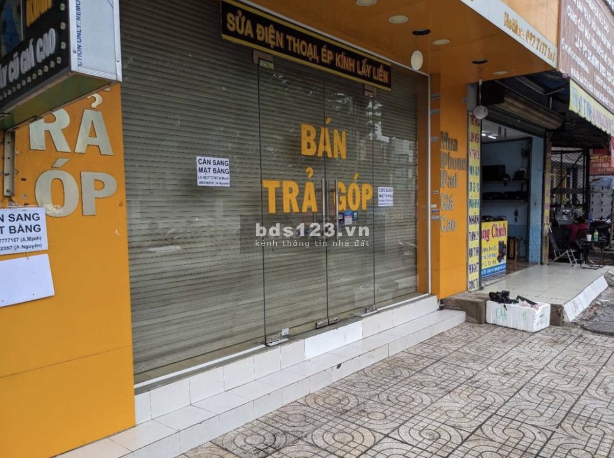 Sang nhượng mặt bằng kinh doanh cửa hàng điện thoại mặt tiền Âu Cơ Quận Tân Phú