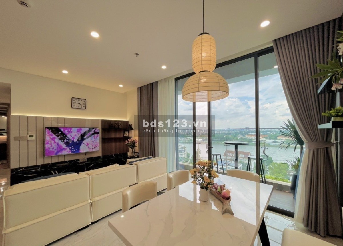 Căn hộ cao cấp 2 phòng ngủ cho thuê Thảo Điền Green, gần trường quốc tế BIS.