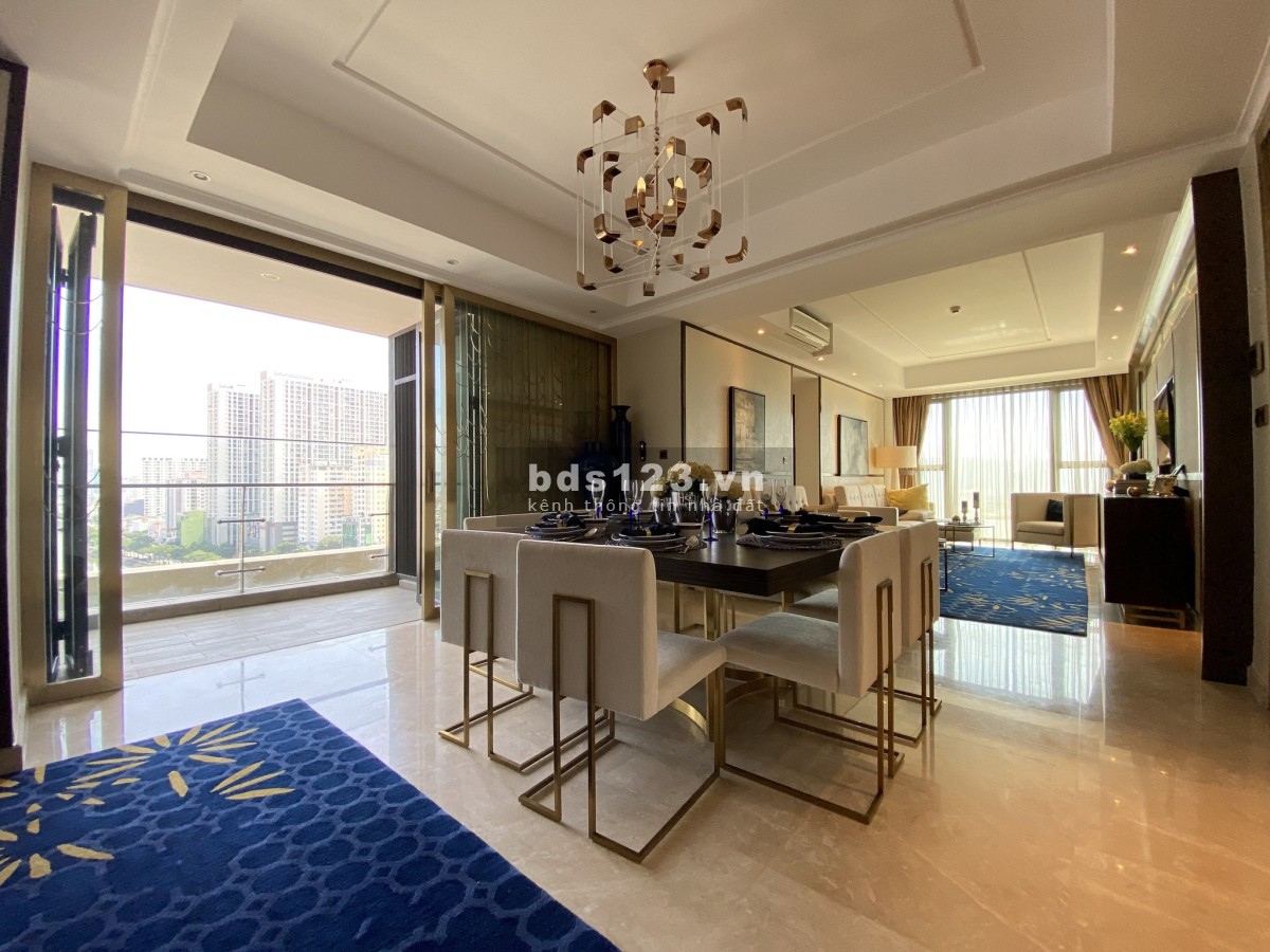 [English Below] Cho thuê căn hộ hạng sang 4PN (177m2) chỉ 48tr/tháng tại D1Mension, View trọn sông.