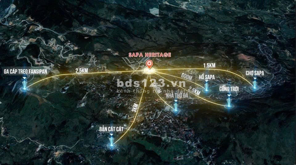 Bán shophouse 216m2 trung tâm Sapa, view trọn thị đất, đất BQP sẵn sổ, lâu dài và giá bán cực tốt