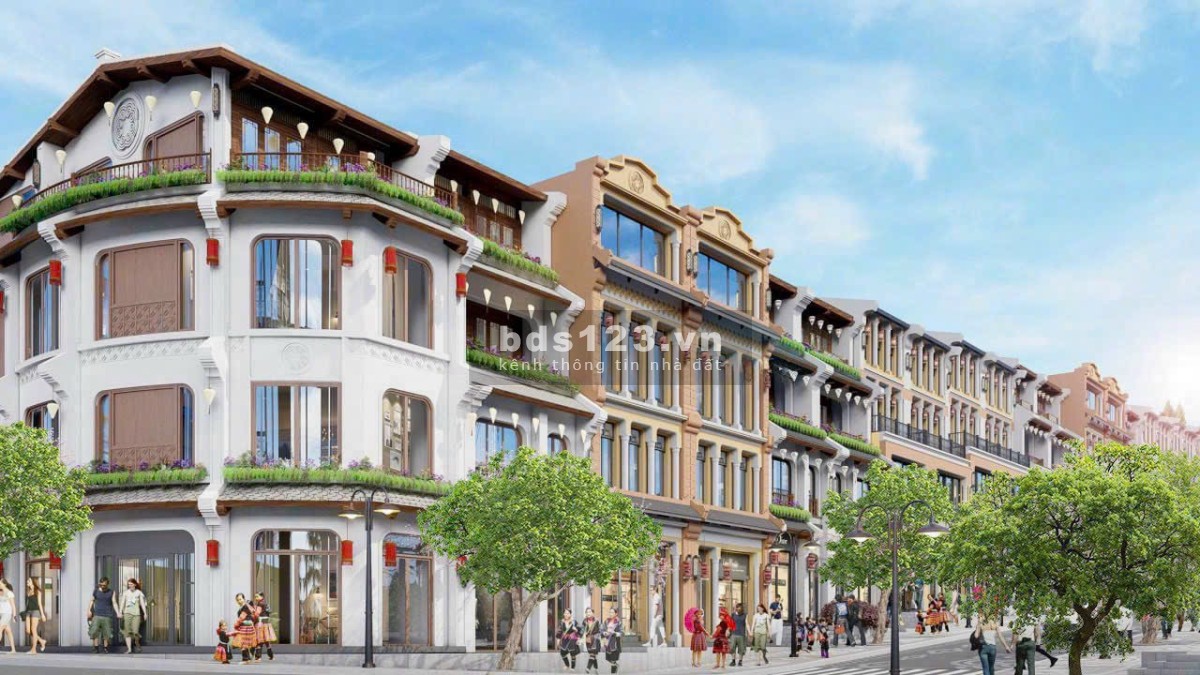 Bán shophouse 216m2 trung tâm Sapa, view trọn thị đất, đất BQP sẵn sổ, lâu dài và giá bán cực tốt