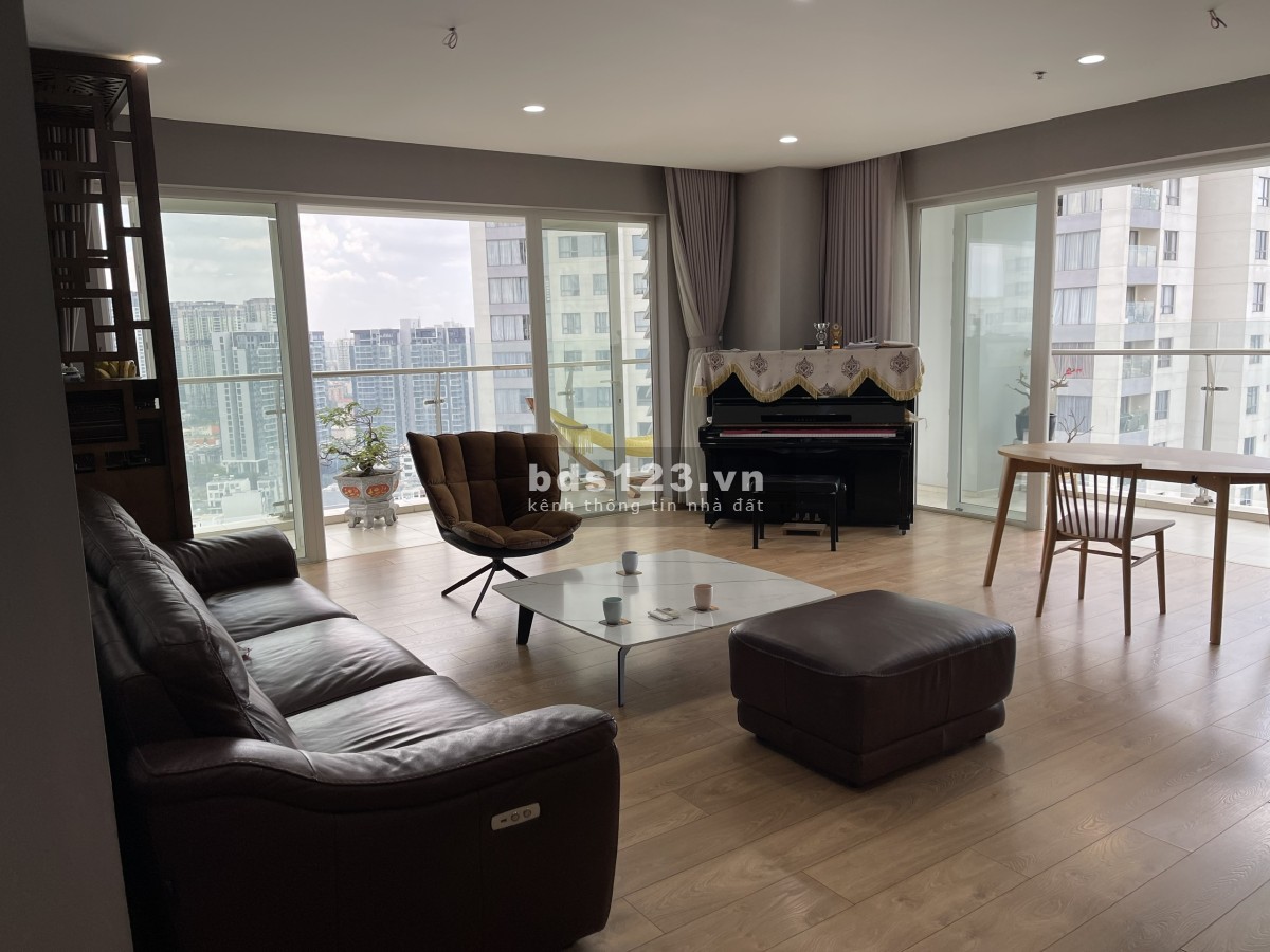 Cần bán căn hộ 4PN Đảo Kim Cương đã có sổ - căn hiếm giá chỉ 19.5 tỷ - view nội khu và sông SG