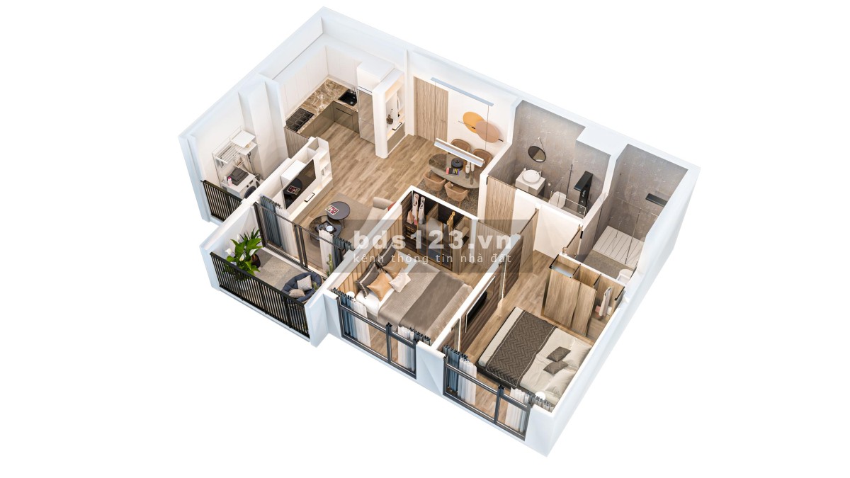 Bán nhanh căn hộ giá gốc Happy One Central Thủ Dầu Một. Miễn lãi vay đến tháng 8/2025 tặng nội thất