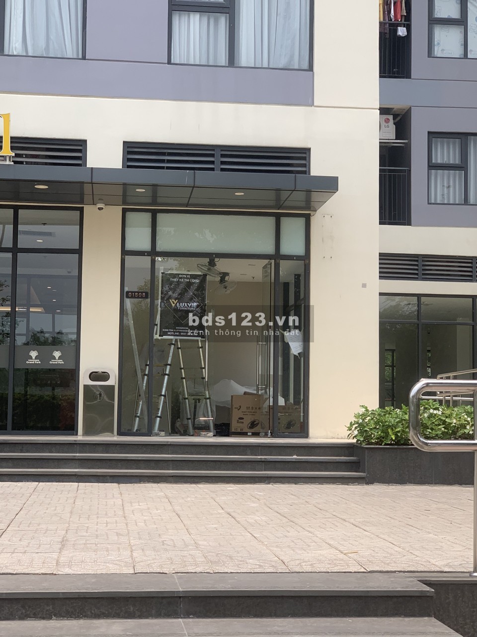 Cho thuê mặt bằng kiot shop đế Vinhomes Grand Park giá chỉ 15 triệu diện tích 51M2