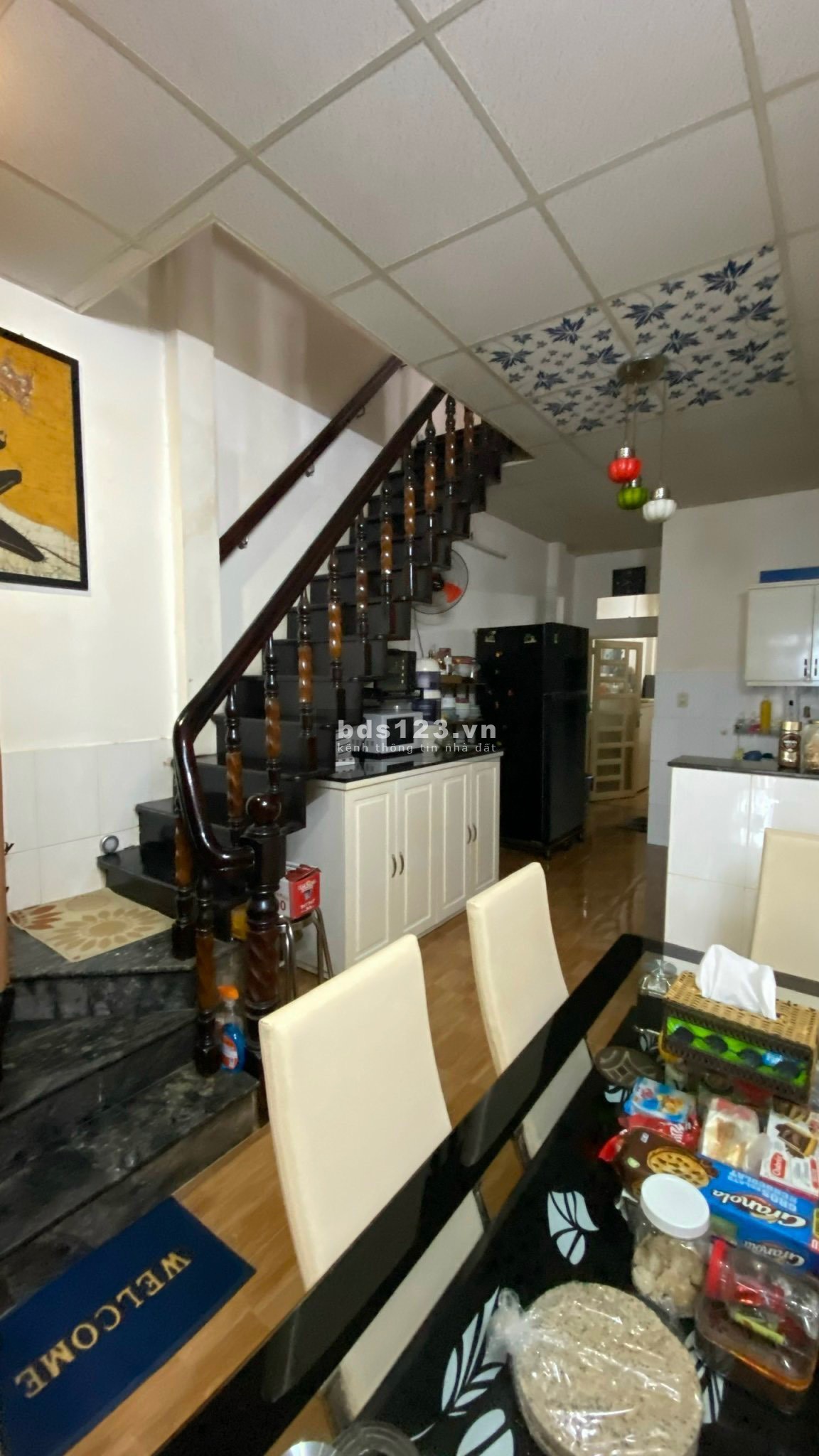 Bán nhà ngay Chợ Hạnh Thông Tây hẻm Quang Trung Diện tích 4 x 15m, xây 1 trệt 1 lầu giá 4,68 tỷ