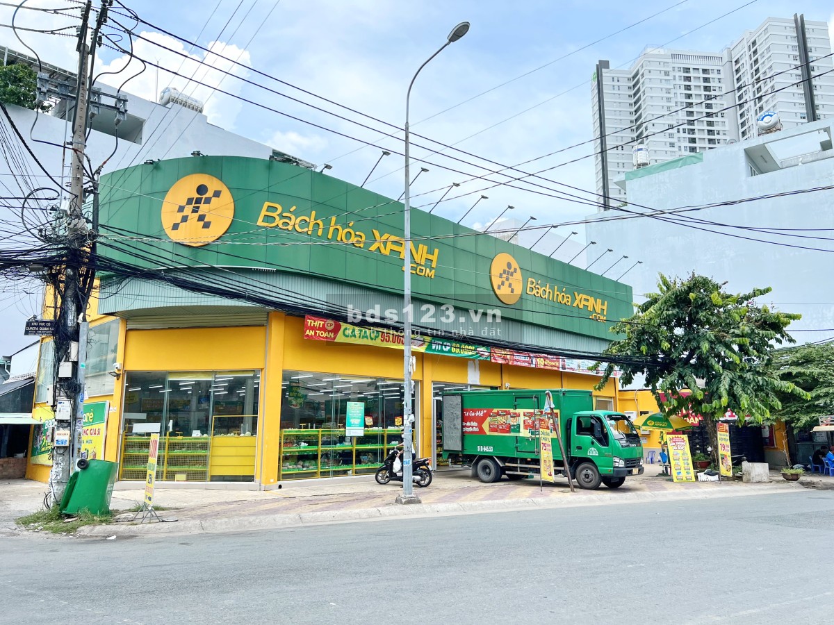Bán căn góc Bách Hoá Xanh 2 mặt tiền đường nhựa 24m KDC Kiều Đàm 793 Quận 7