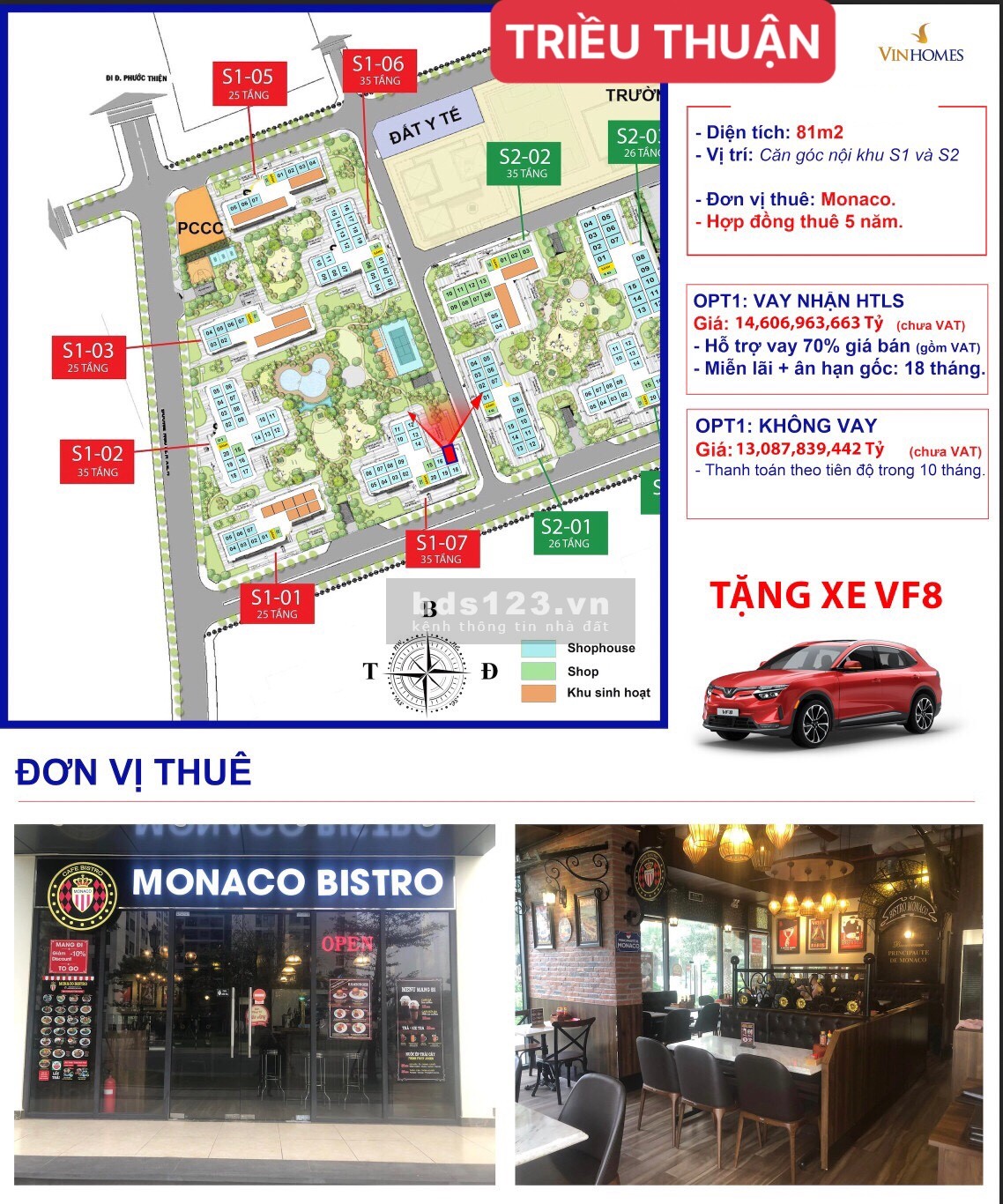 Bán shophouse căn góc 2 mặt tiền Vinhomes Grand Park, giá: 14,255 tỷ, có sẵn hợp đồng thuê 5-10 năm