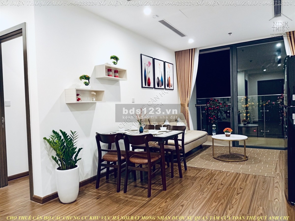 (Chung Cư Vinhomes West Point Đỗ Đức Dục )Cho Thuê Căn 2n Full Nội Thất Cao Cấp Diện Tích 74 Mét