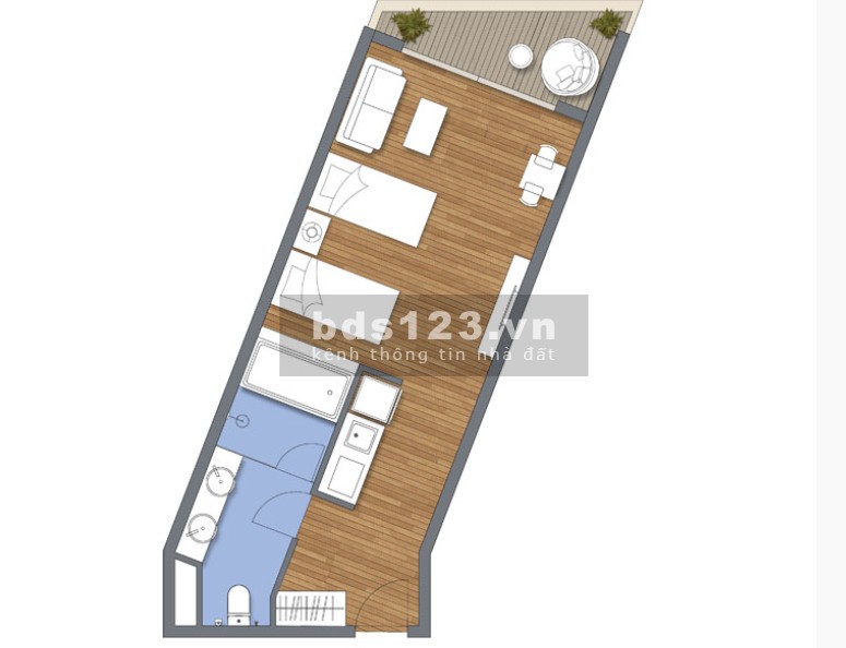 Chính chủ bán căn hộ biển 1PN Furama Resort Đà Nẵng, view biển Mỹ Khê, bàn giao quý 1.2024