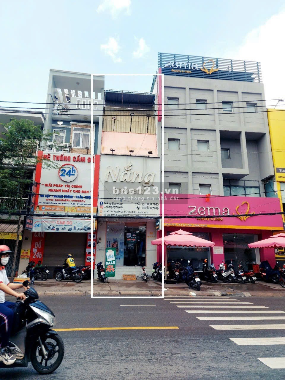 Cho thuê mặt bằng nhà mặt tiền Nguyễn Gia Trí ( D2 ) - Quận Bình Thạnh - Diện tích 90m2