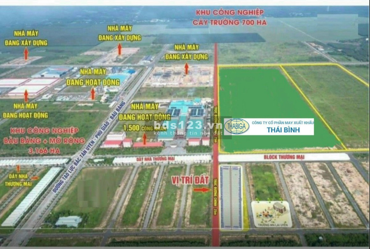 Chỉ còn một lô duy nhất - Đất ngay Trung Tâm Hành Chính chợ Bàu Bàng