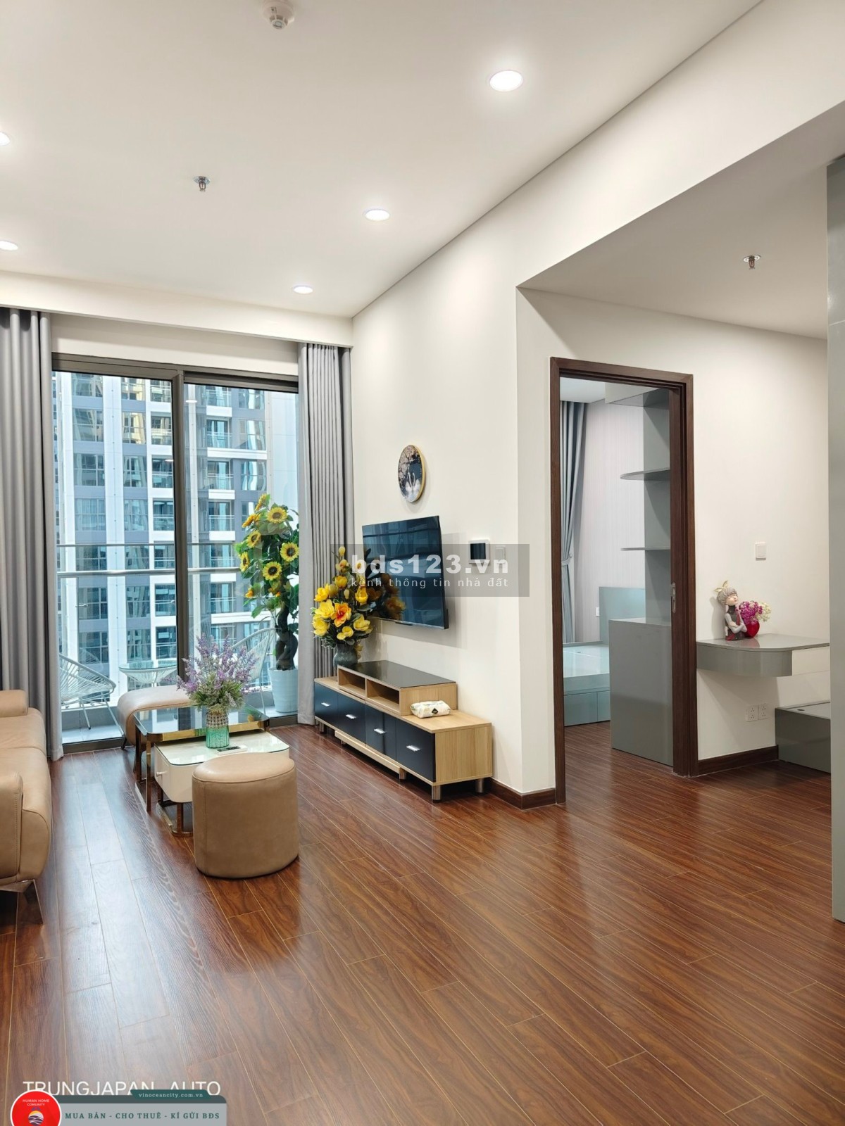 Căn hộ chung cư 1 ngủ + 1 khách tòa S2.12 giá 7 triệu bao phí dịch vụ
