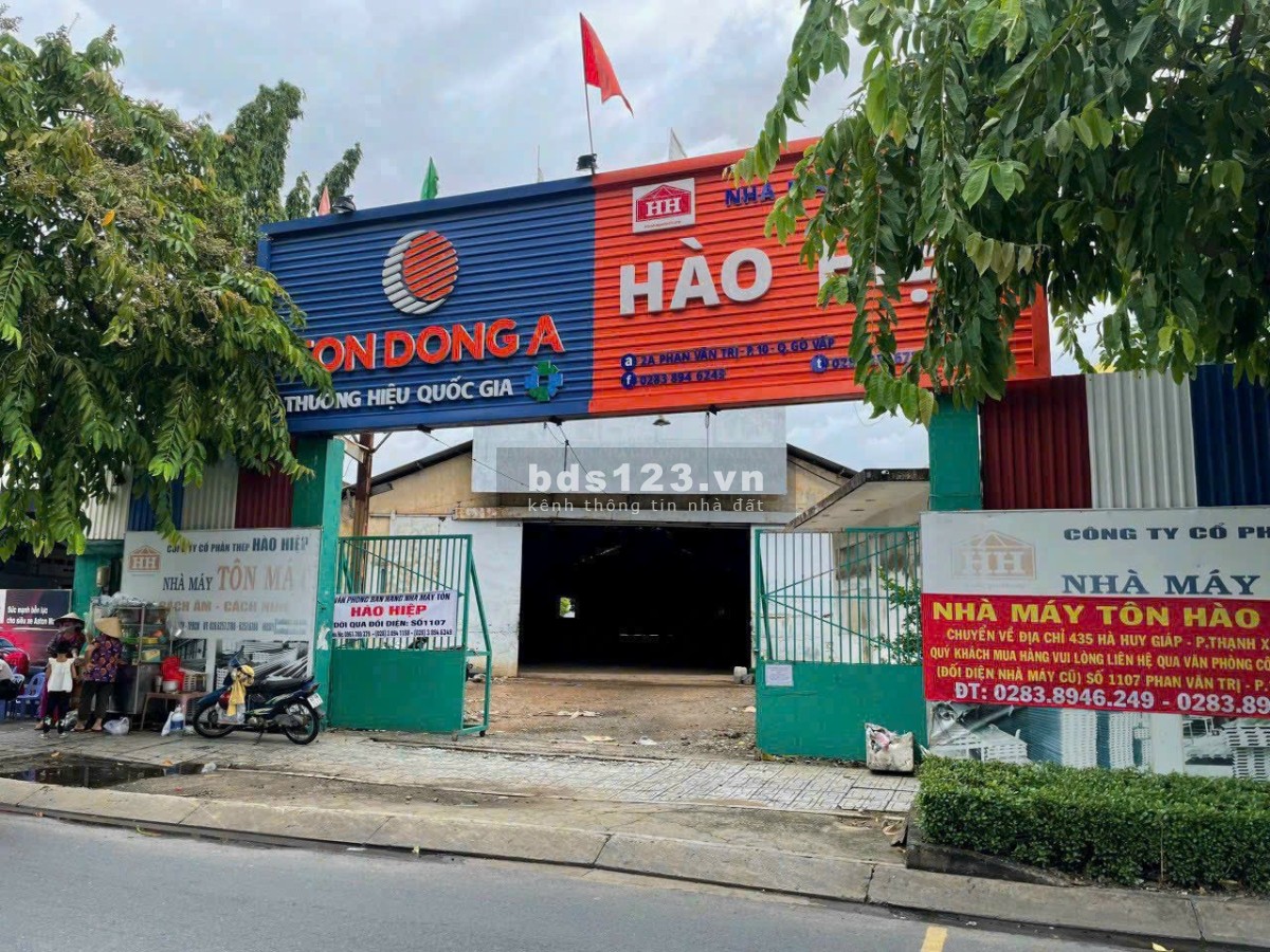 Mặt bằng kho xưởng cho thuê đường Phan Văn Trị, Phường 10, Quận Gò Vấp - Diện tích 920m2