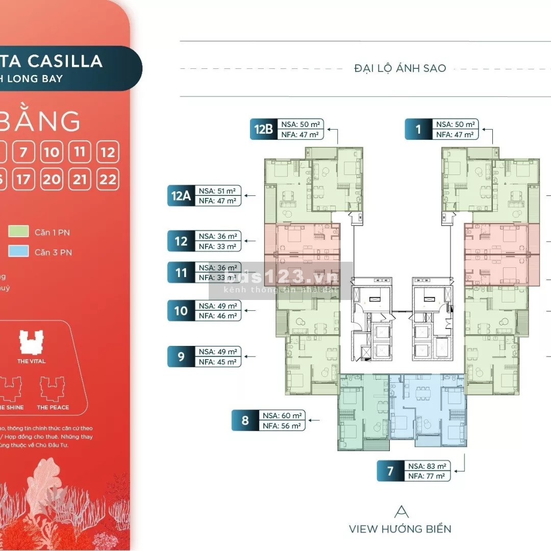 Nhận Booking căn hộ mặt tiền biển tại Vịnh Hòn Lan Mer Vista Casilla Bình Thuận