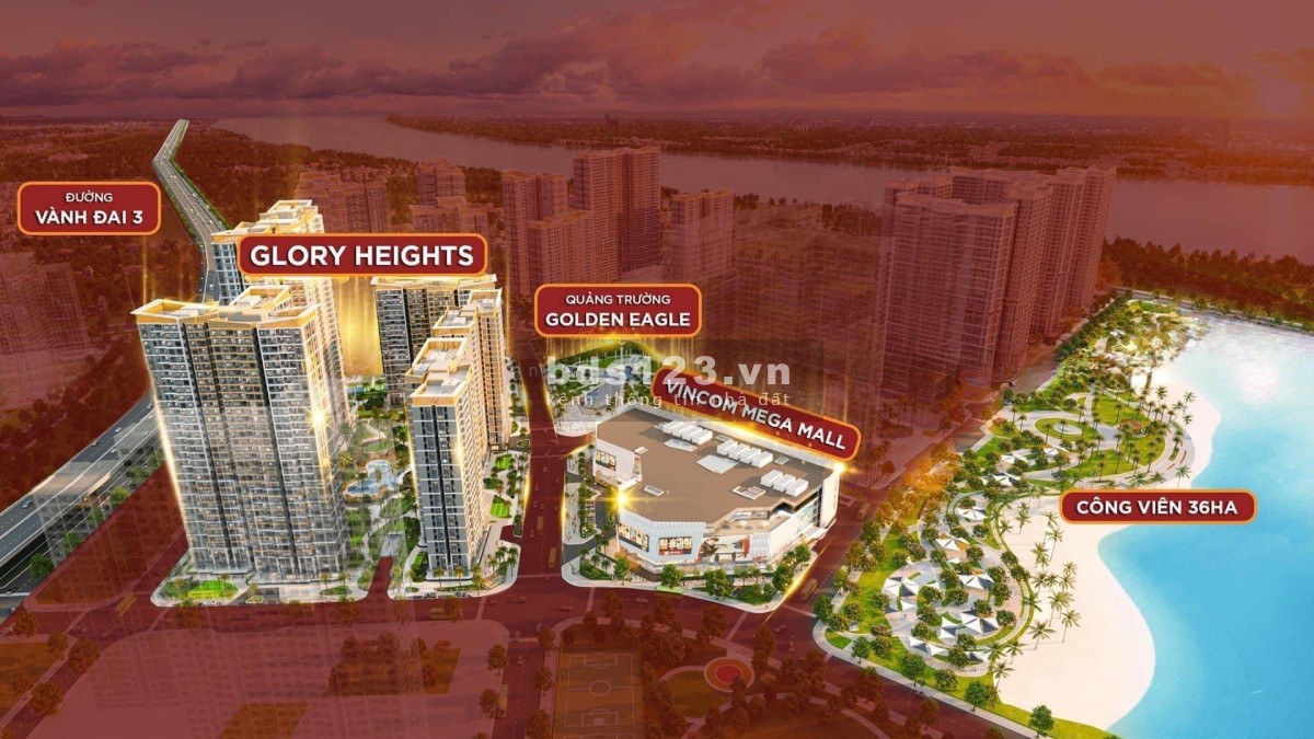 Chuyên bán căn hộ 2pn Vinhomes phân khu Glory Heights giá tốt chỉ từ 2 tỷ 6. Thanh toán 2-3 năm