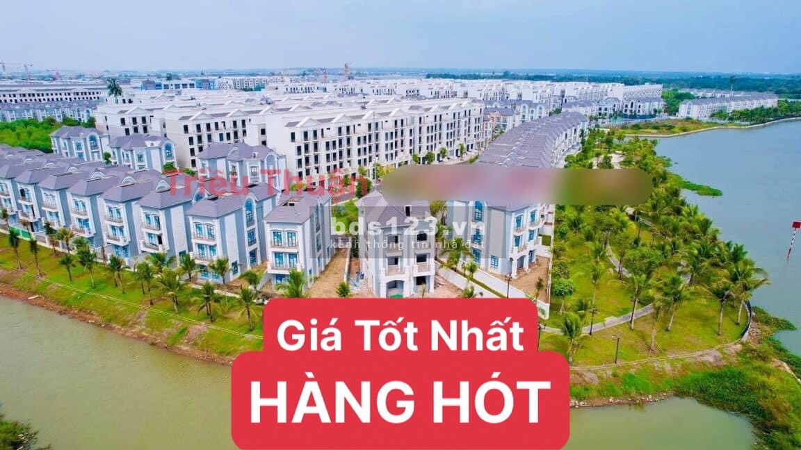 Bán biệt thự đơn lập vinhomes grand park - view sông - giá sốc: 28.x tỷ btp