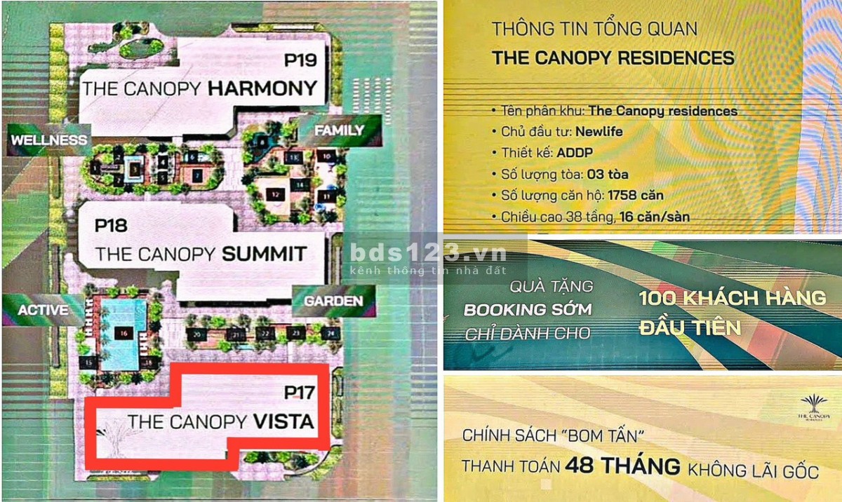 Mở bán Canopy Vista phong cách Singapore xanh mát giá đợt đầu tại Vinhomes SMart CIty