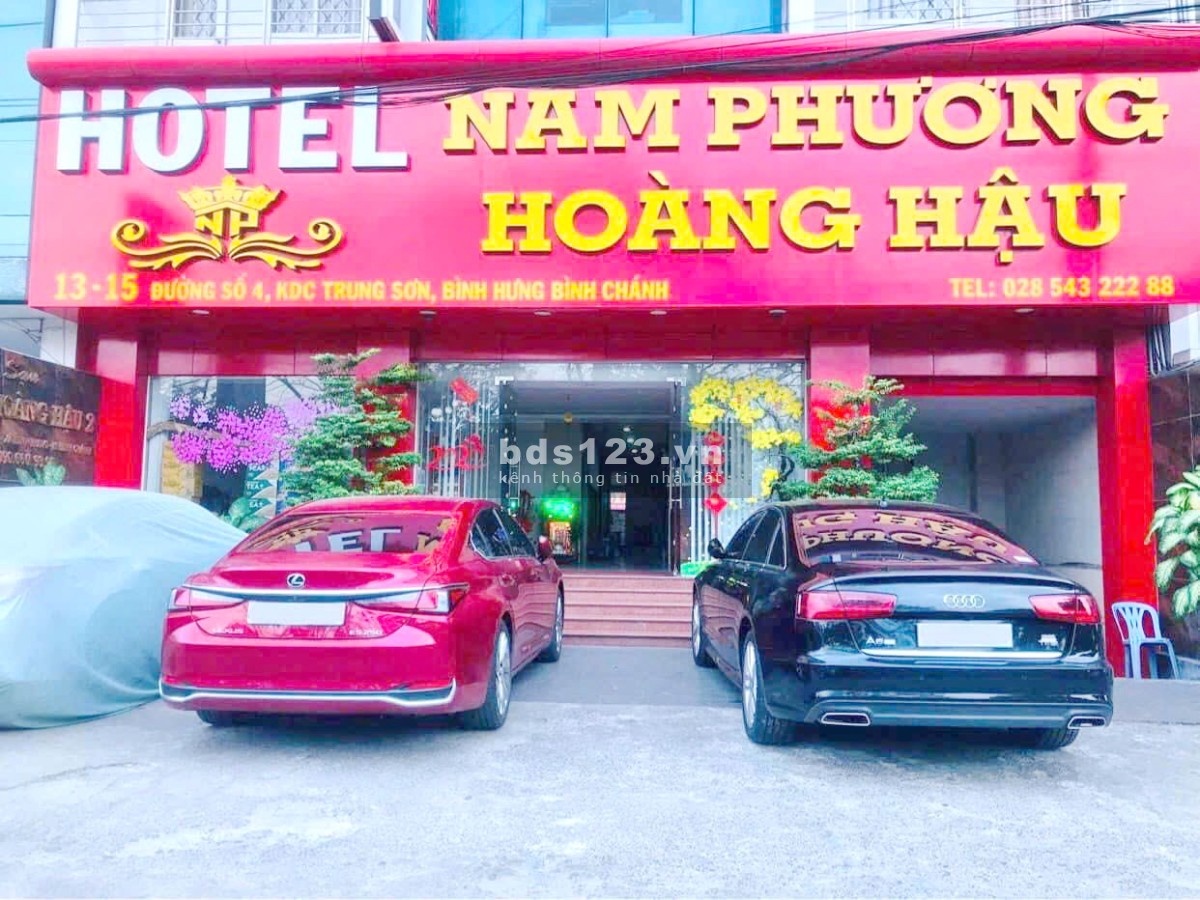 Giảm giá bán gấp KS Nam Phương Hoàng Hậu DT 12x40m KDC Trung Sơn giáp Q7, Bình Chánh