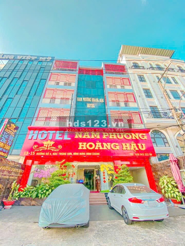 Giảm giá bán gấp KS Nam Phương Hoàng Hậu DT 12x40m KDC Trung Sơn giáp Q7, Bình Chánh