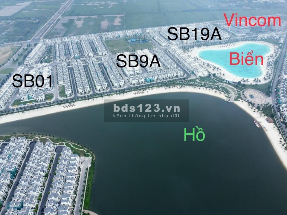 [Bán biệt thự song lập 150 m2] - mặt tiền 10m - 77m2/sàn, gần hồ, giá 24 tỷ Vinhomes Ocean Park